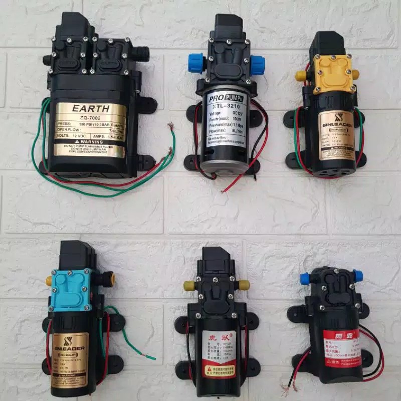 Jual DINAMO POMPA AIR STEAM JET CLEANER DC 12 VOLT 100 PSI 5 LPM