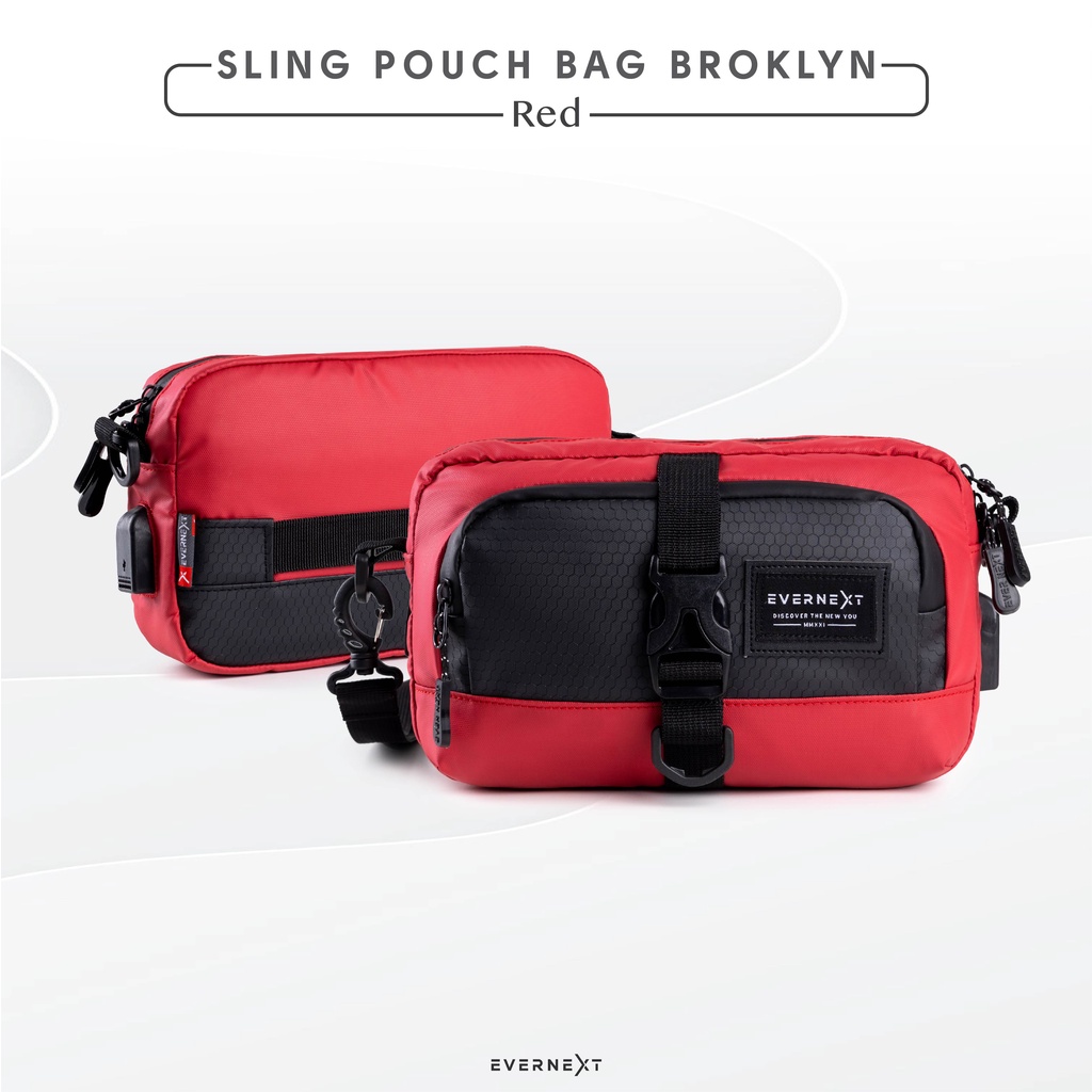 Jual Evernext - Tas Selempang Pria Anti Air Sling Bag Broklyn ...