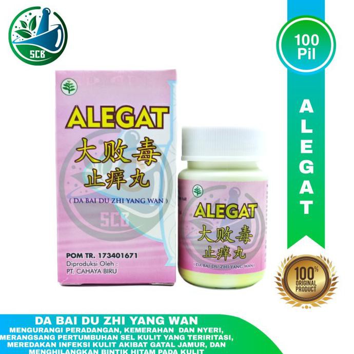 Jual Alegat Da Bai Du Zhi Yang Wan Obat Gatal Peradangan Darah