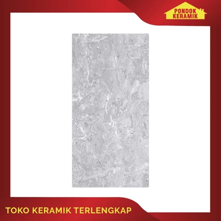 Keramik Dinding Habitat 25x50 Romano Motif Marble Abu