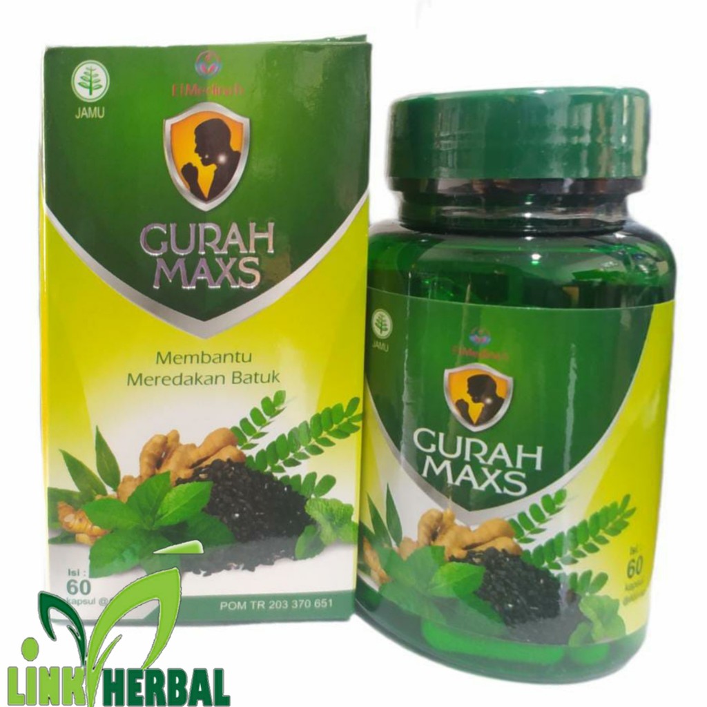 Jual Kapsul Gurah MAXS El Medinah | Herbal Merdakan Batuk isi 60 kapsul ...