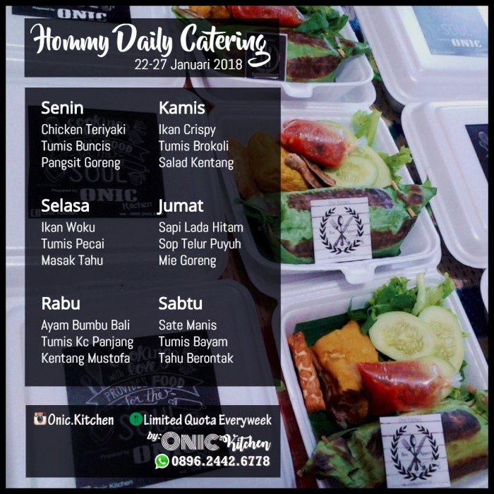 Jual ds20112s Rantangan Besar- Catering Harian Bandung Xa20X1 | Shopee ...