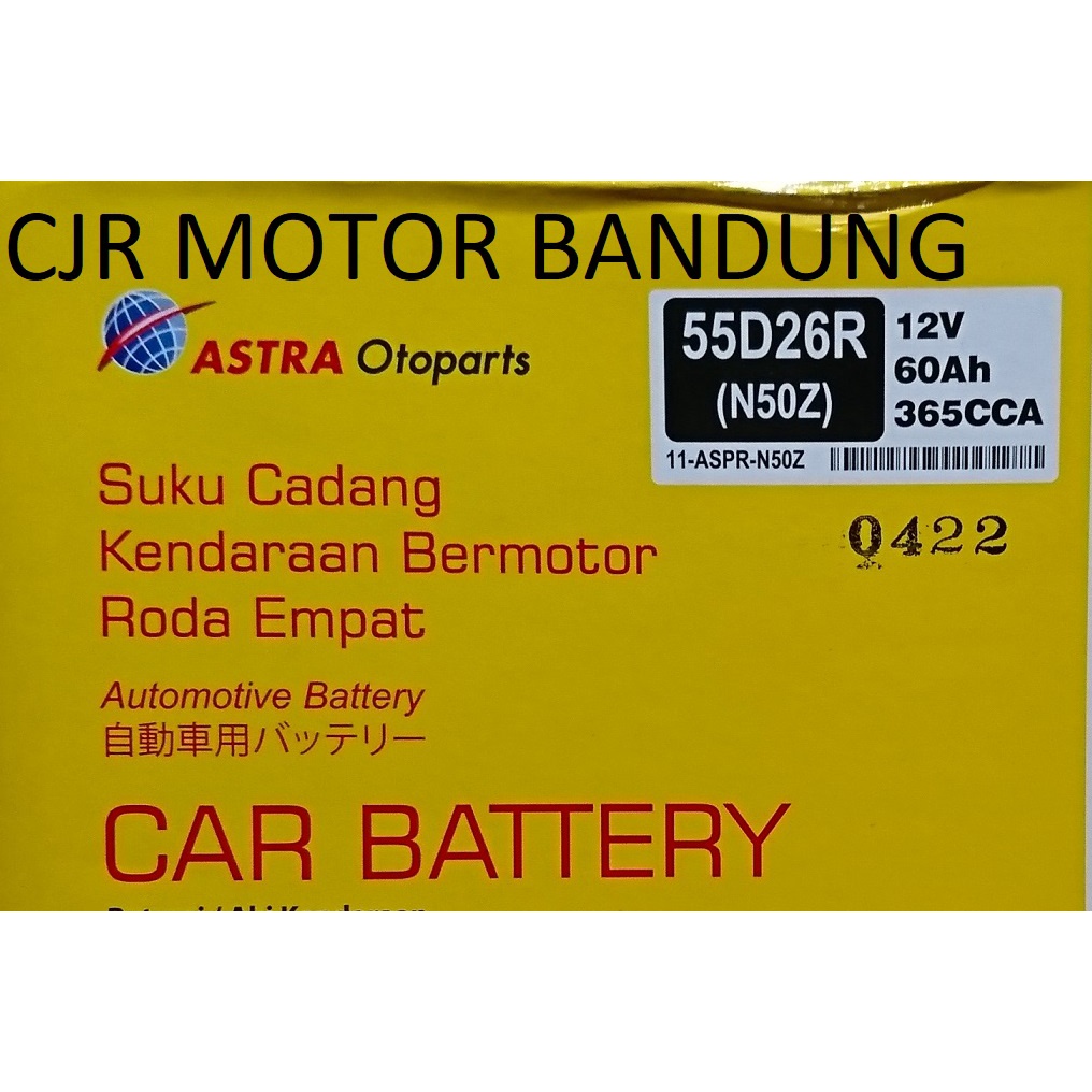 Jual Aki Basah ASPIRA PREMIUM N50Z 60AH Aki Mobil KIJANG COLT ENGKEL