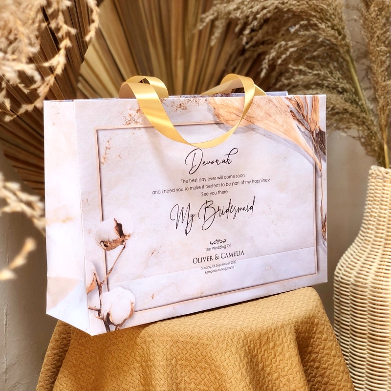 Paperbag Sliding Box paperbox tas kertas slidebox Bridesmaid, Hampers  Bingkisan Souvenir