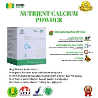 Jual Tianshi Nutrient Calcium Powder. Kalsium Terbaik Dunia. 100% Halal ...