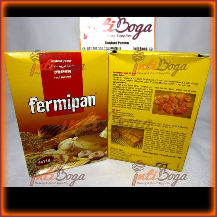 Jual FERMIPAN Ragi Instan 11gr (isi 4) | Shopee Indonesia