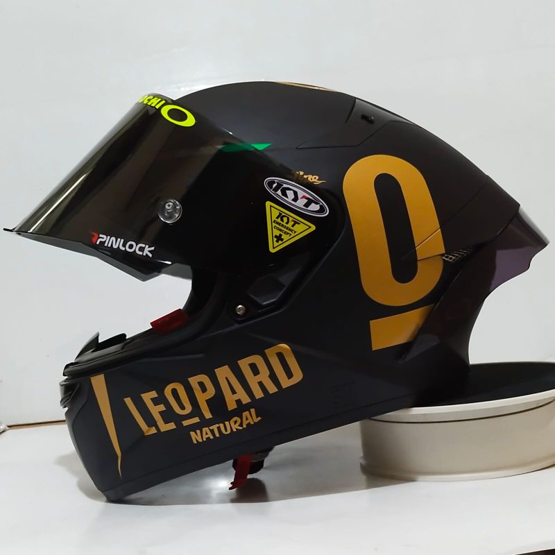 Jual helm kyt ttc course black doff paket ganteng 100 original