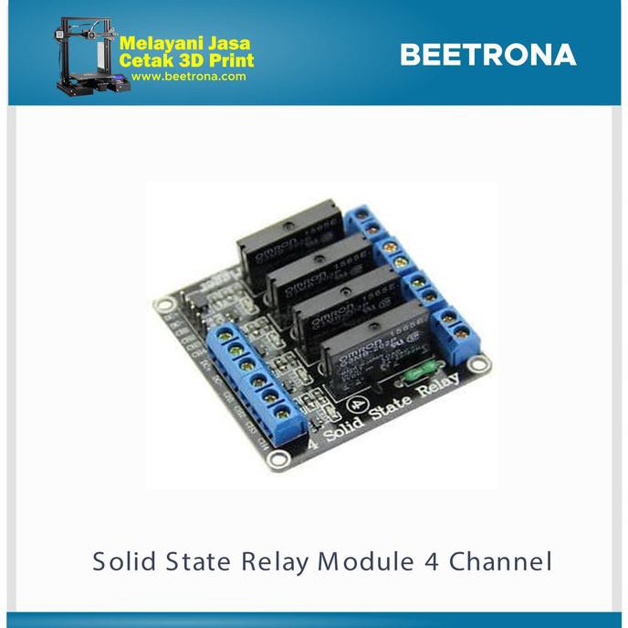 Jual SSR Solid State Relay Module 4 Channel 5V DC untuk Arduino