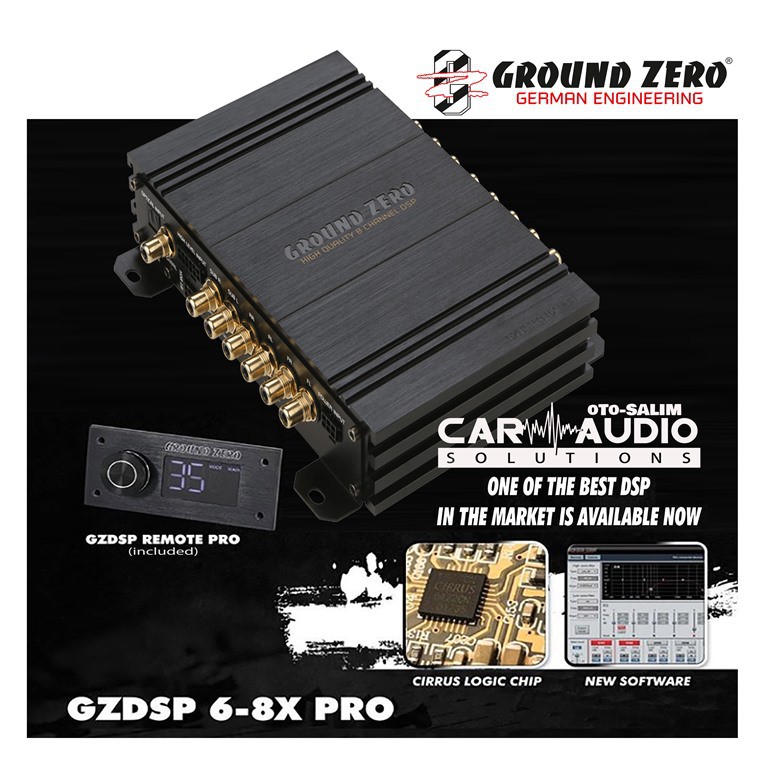 GROUND ZERO GZDSP 6-8X PRO - カーオーディオ