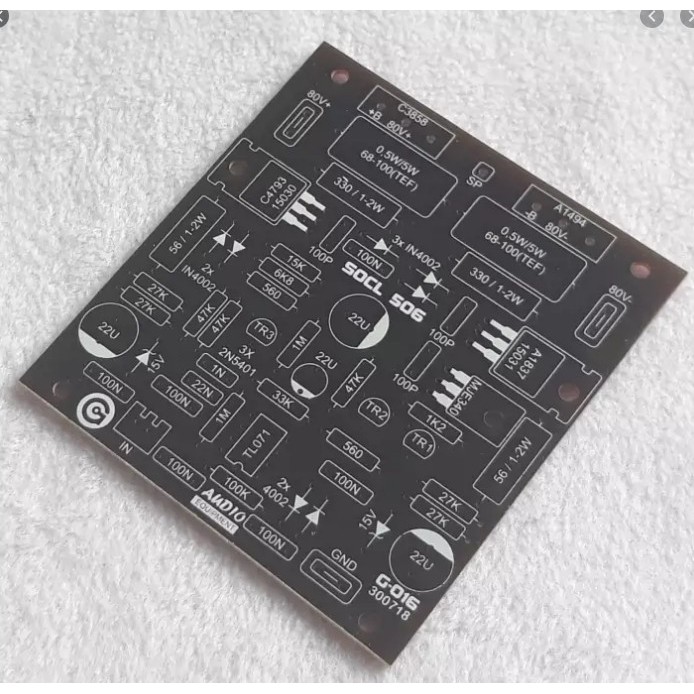 Jual PCB Super SOCL506 SOCL 506 Bahan FR2 Pertinak | Shopee Indonesia