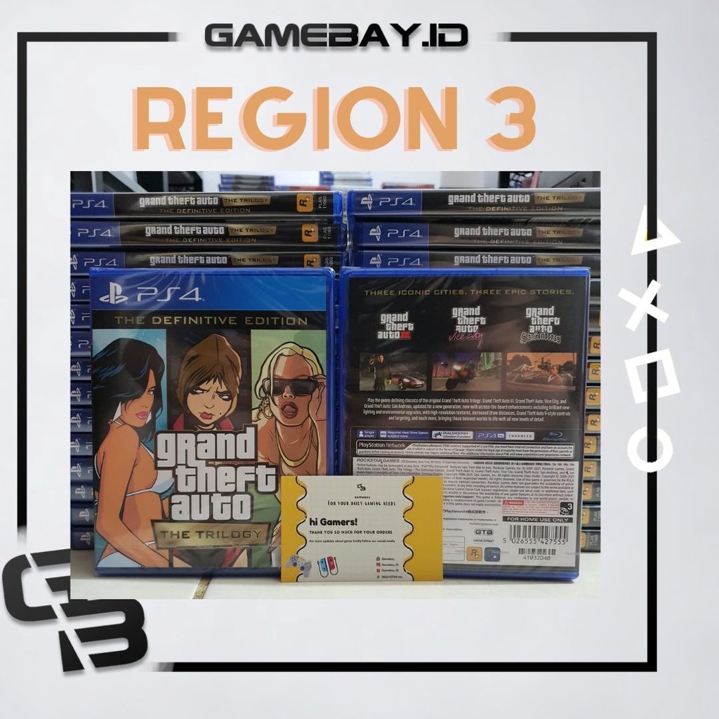 Jual Ps4 Grand Theft Auto Trilogy / Definitive Edition / Gta Trilogy ...