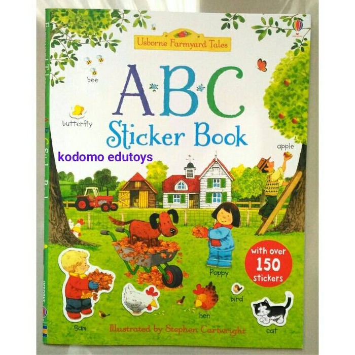 Jual OT175 Usborne Farmyard Tales - ABC Sticker Book Buku Import ...