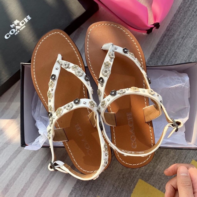 Jual ASLI Sandal Coach Limited Edition Coach Sandal Branded