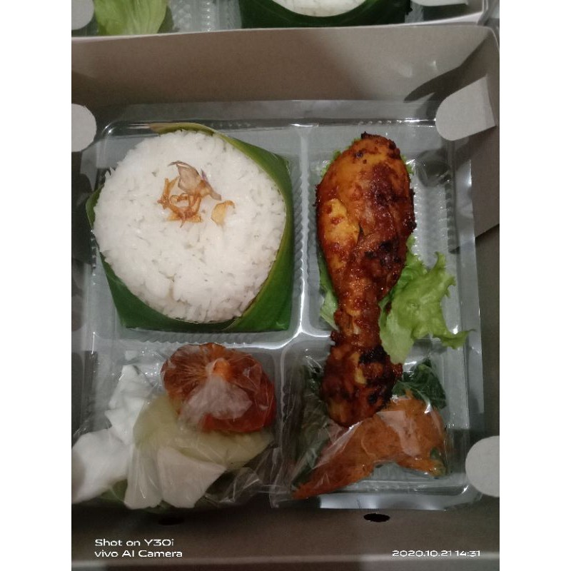 Jual Paket Nasi Kotak Murah Nasi Box Ayam Bakar Shopee Indonesia 9250