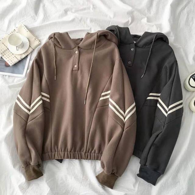 Sweater hoodie cheap wanita shopee