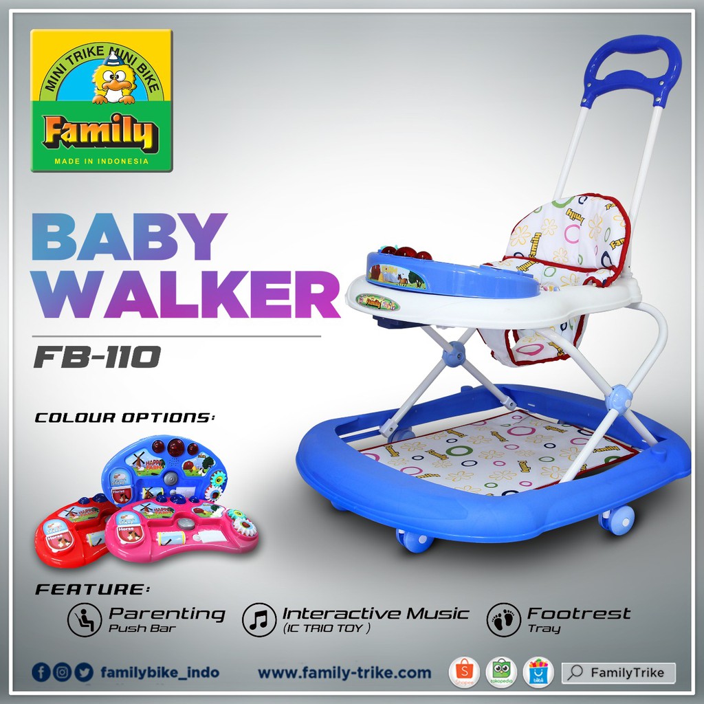 Baby walker deals family