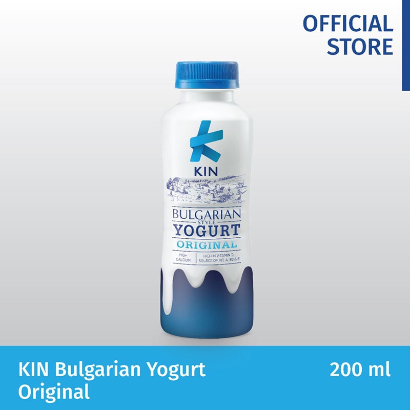Jual KIN Yogurt Original Pet 200ml | Shopee Indonesia