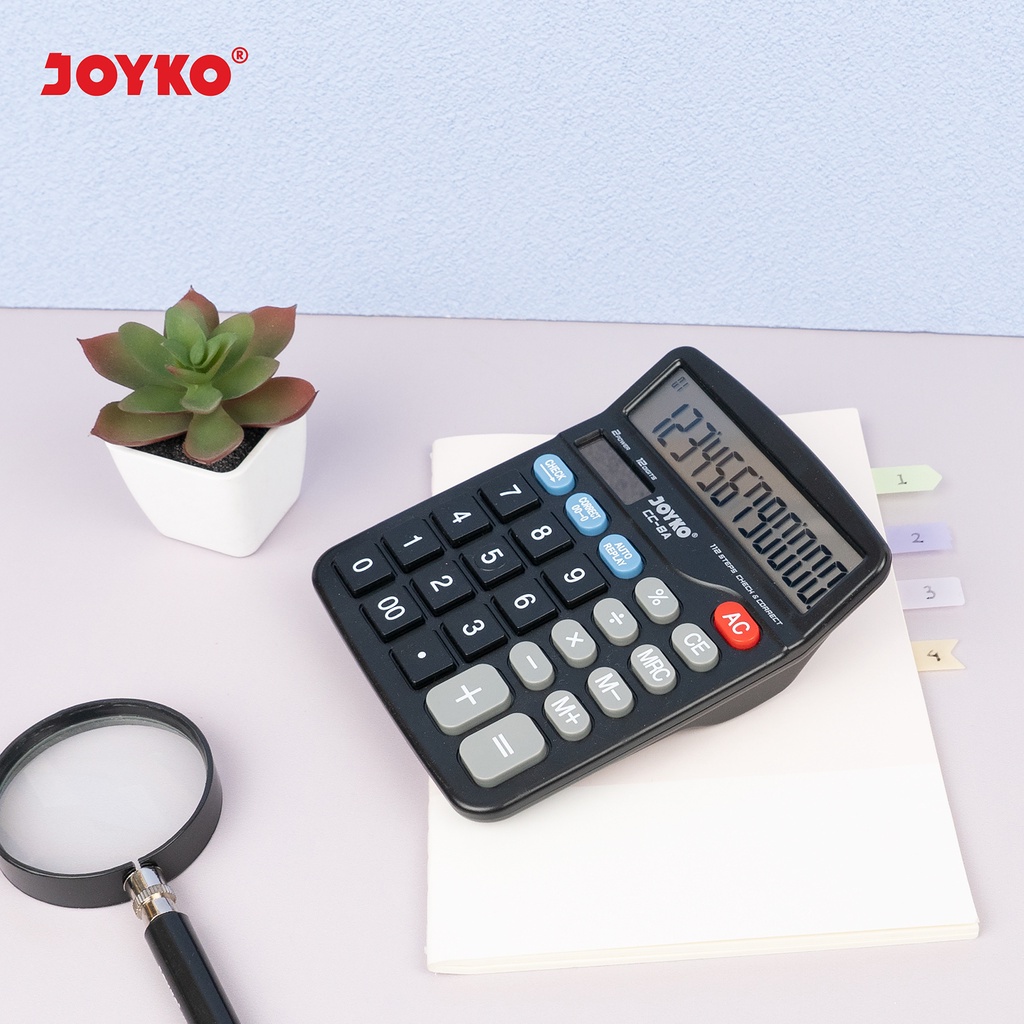 JOYKO Calculator Kalkulator CC-8 12 Digits Check & Correct (5)