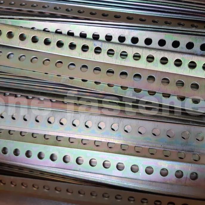 Jual KUNING plat bracket breket bolong lobang lubang besi 50cm 50 cm ...