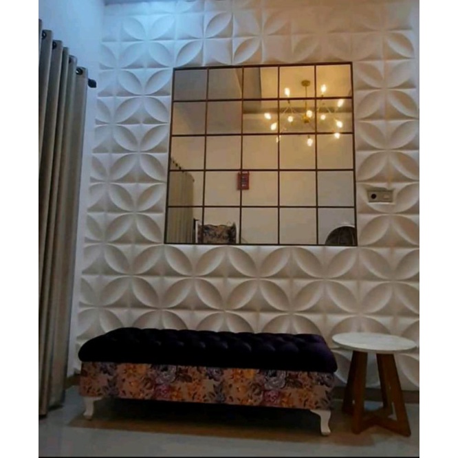Jual panel 3D beton/ motif bunga/ wallpanel (harga per m²) | Shopee ...