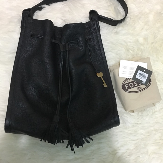 Jual Fossil Claire Drawstring Bag Shopee Indonesia