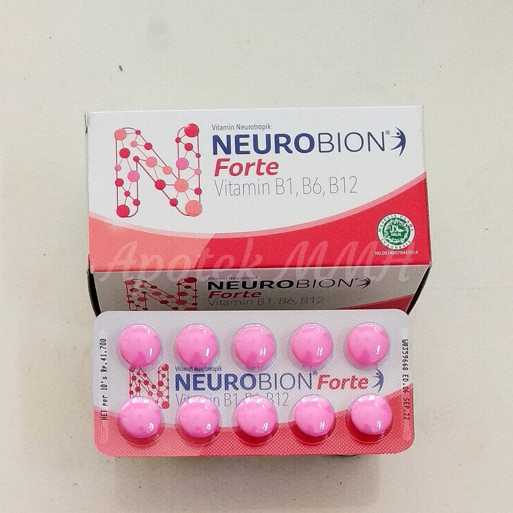 Jual Neurobion Forte Blister Isi 10 Tablet Untuk Kebas Dan Kesemutan ...