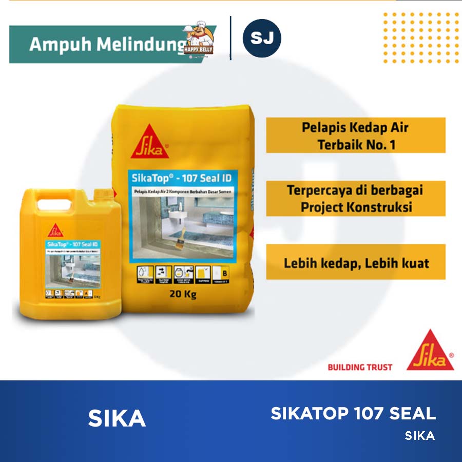 Jual SikaTop 107 A + B Sika Top 2 Komponen 20Kg + 5Kg | Shopee Indonesia