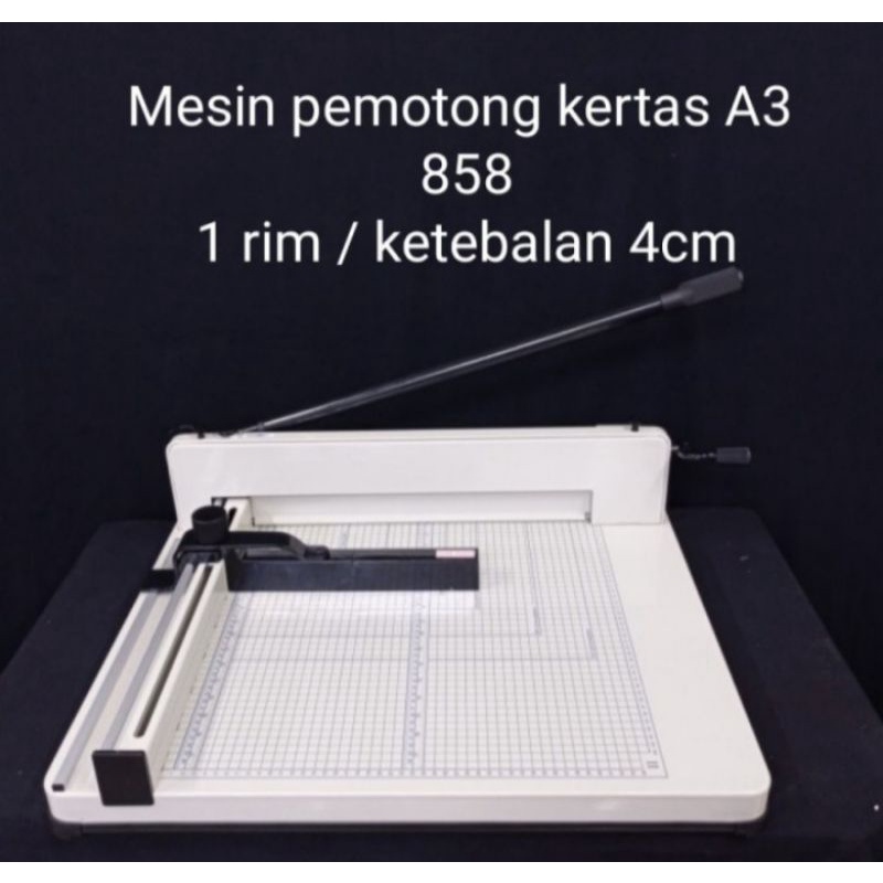 Jual Mesin Pemotong Kertas 858 A3 Paper Cutter 858 A3 Alat Potong 1