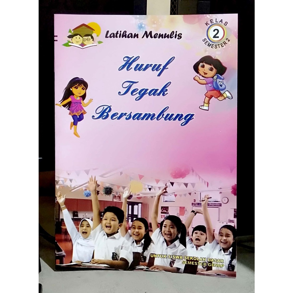 Jual Buku Latihan Menulis Huruf Tegak Bersambung Untuk SD Kelas 2 ...