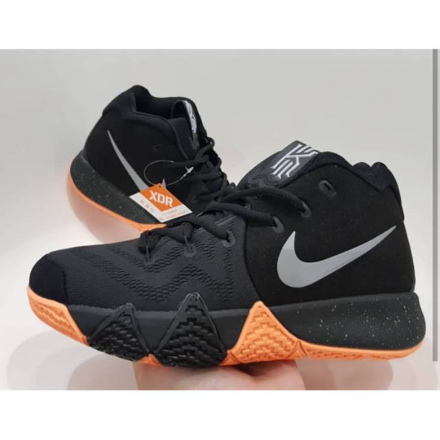 Nike Kyrie 4 Irving Black Orange Premium Original.Sepatu Basket