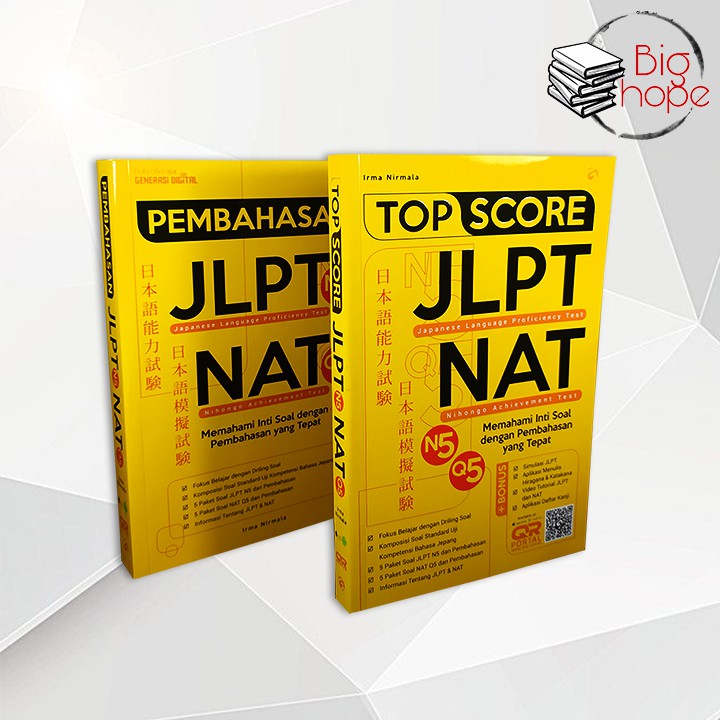 Jual Buku Tes Jlpt & Nat - Top Score Jlpt-N5 & Nat-Q5 Memahami Inti ...