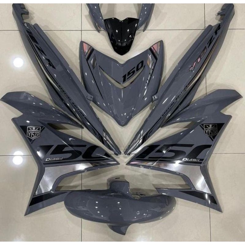 Jual Striping Jupiter MX King 150 Y15ZR Transparan Croom ( body hanya