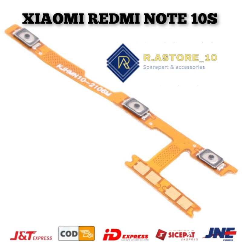 Jual Flexible Flexibel On Off Volume Xiaomi Redmi Note 10s Redmi Note 10 4g Fleksibel Tombol 0124