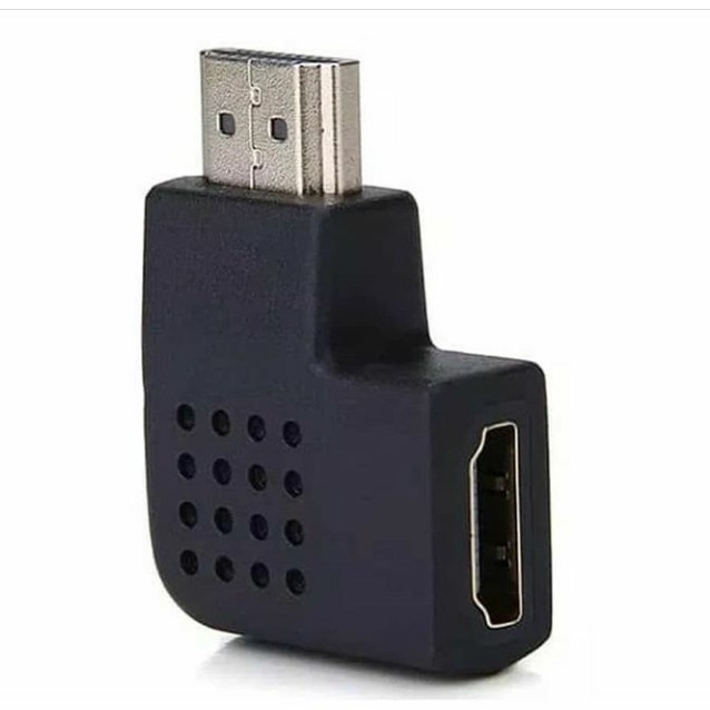 Jual Gender HDMI Male to Female (bentuk L) siku Connector konverter ...