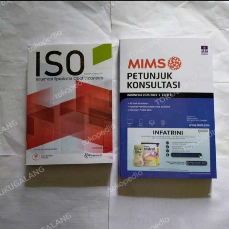 Jual Buku Paket Terdiri Dari - ISO Informasi Spesialite Obat Indonesia ...