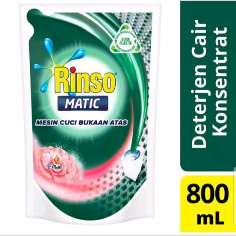 Jual Rinso matic bukaan atas 800 ml | Shopee Indonesia