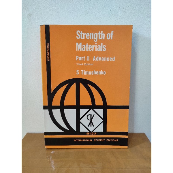 Jual Buku Strength Of Materials Part 2 Advanced Third Edition | Shopee ...