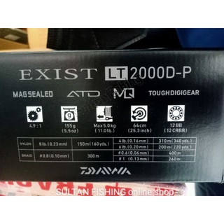 Jual Reel Daiwa EXIST 1000 2000 2500 3000 4000 JAPAN