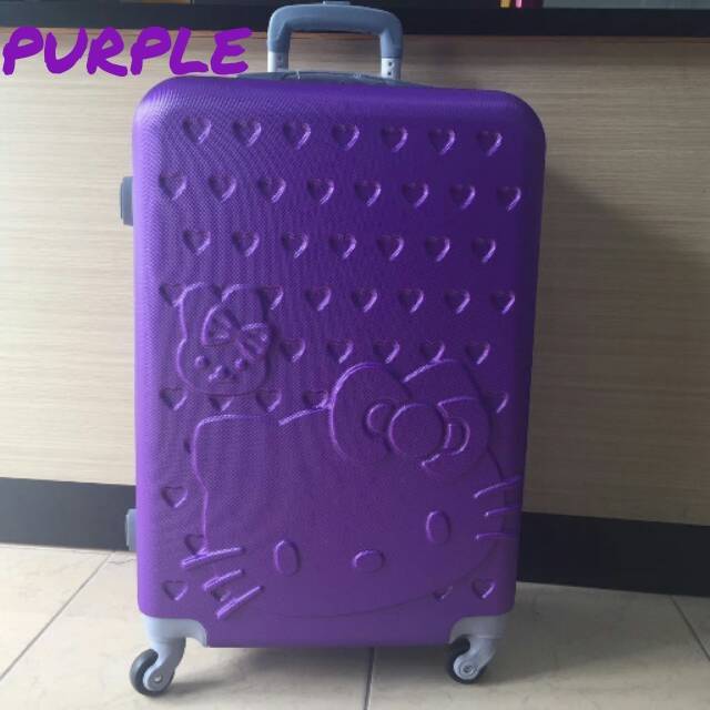 Jual PROMO! Tas Travel Koper Fiber Hello Kitty ukuran 24 inch (SINGLE ...