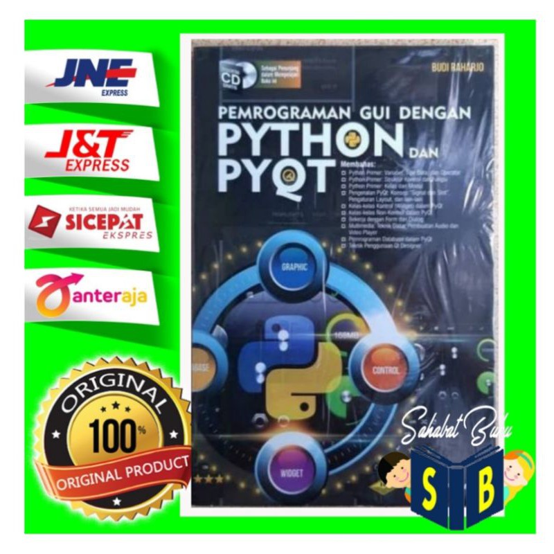 Jual Pemrograman Gui Dengan Python Dan Pyqt Cd Budi Raharjo Informatika Shopee Indonesia 9107