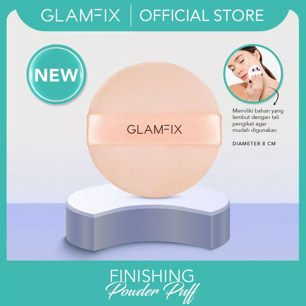 Jual Glam Fix Finishing Powder Puf YOU | Shopee Indonesia