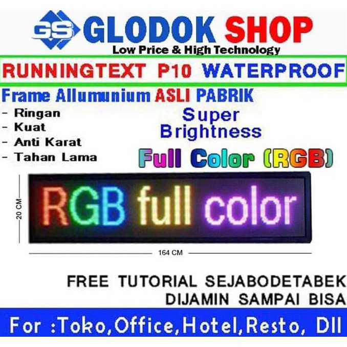 Jual On Sale Running Text Rgb Module / Led / Modul Running Text Full ...