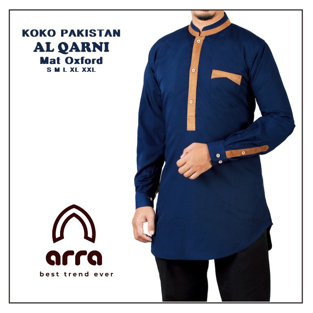 Jual Baju Koko Jumbo Pria Lengan Panjang Laki Laki Arra Al Qarni Dewasa Muslim Terbaru Xxxl Dan