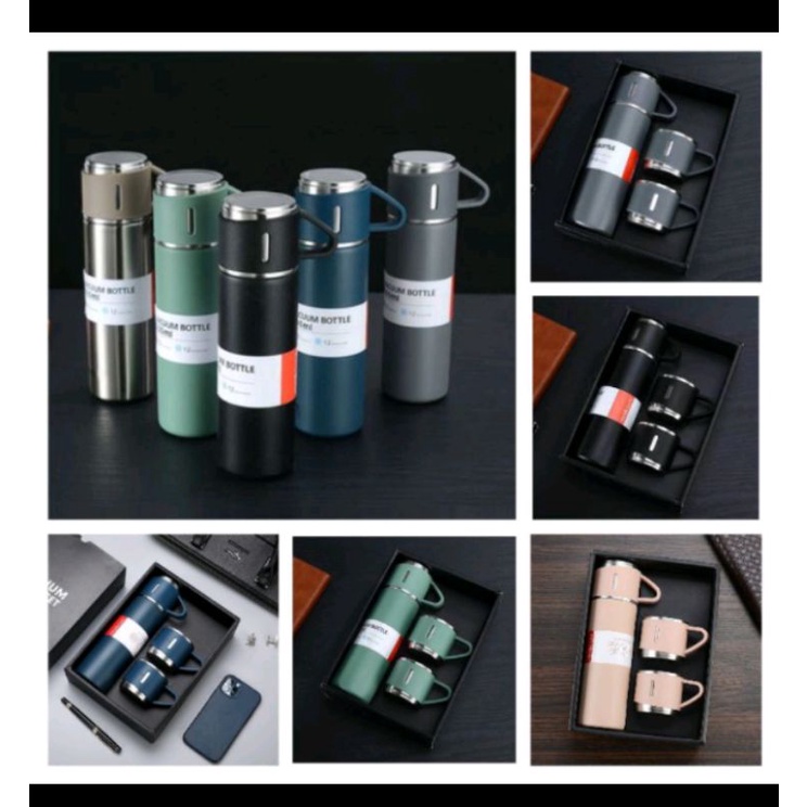 Jual Termos sultan//termos set cangkir 3 pcs 500 ml | Shopee Indonesia