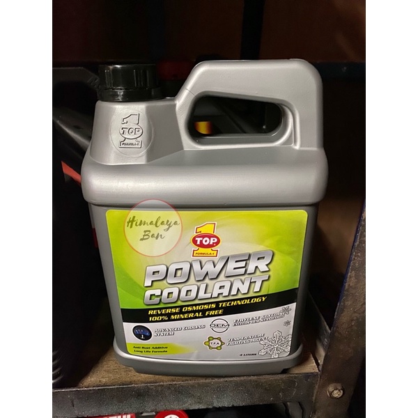 Jual Air Radiator Top 1 Power coolant Warna Hijau (4 Liter) | Shopee ...