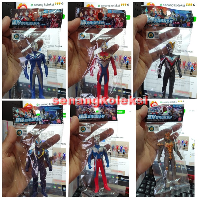 Jual Figure Ultra Hero Series Ex Ultraman Tiga 25th Anniversary Set Shopee Indonesia