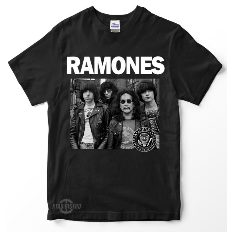 Jual Kaos Ramones X Jaja Miharja Parodi Premium Tshirt Ramones Hey Ho