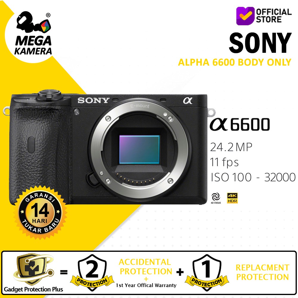 Jual Sony Alpha a6600 Mirrorless Digital Camera Body Only - Kamera 6600 ...