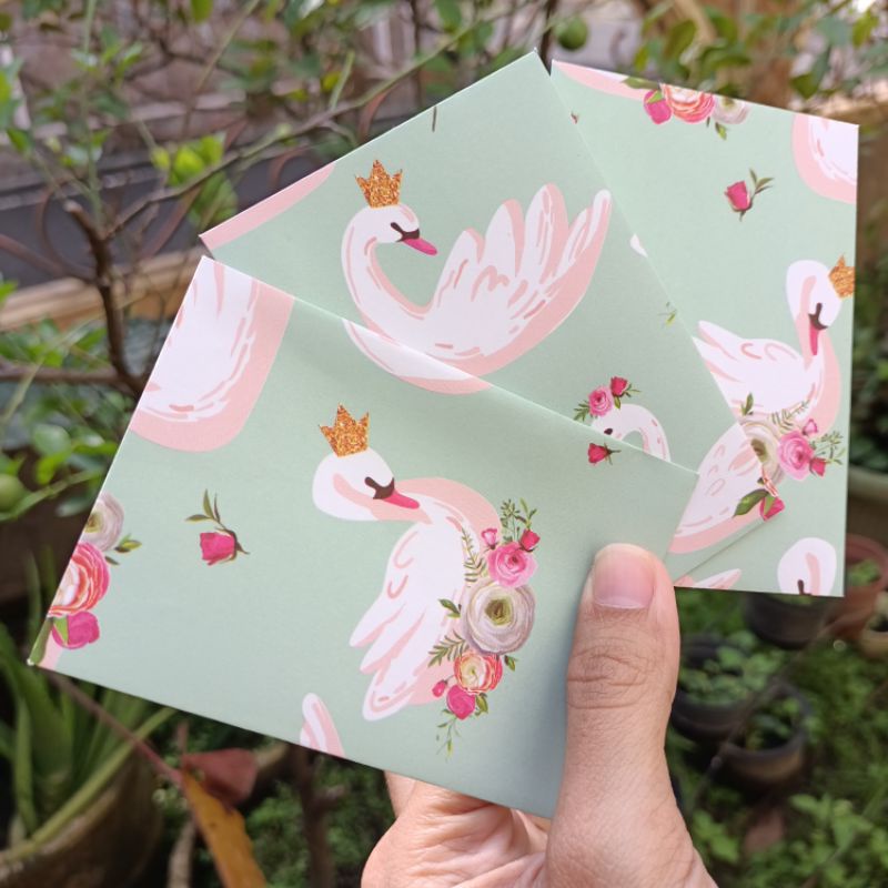 Jual [ AMPLOP + STICKER ] ANGSA TOSCA - Amplop Kertas Angpao Pendek ...
