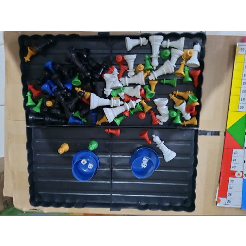 Jual Mainan Anak 4 in 1 catur ular tangga halma ludo | Shopee Indonesia